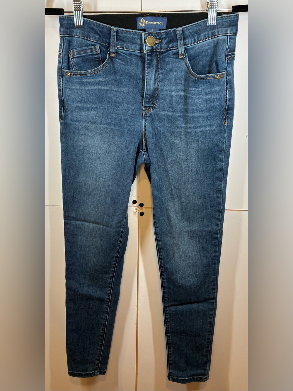Democracy Modern "Ab"solution High Rise Ankle Skinny Jeans Size 6